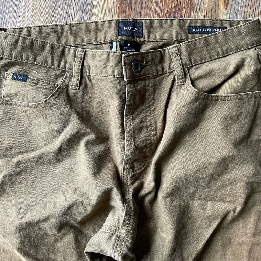 RVCA STAY pant brown, size 34